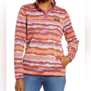 LL Bean Pattern Sweater Fleece